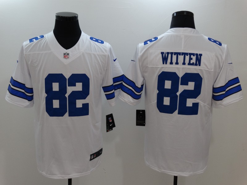 Men's Dallas Cowboys Jason Witten #82 White Jersey